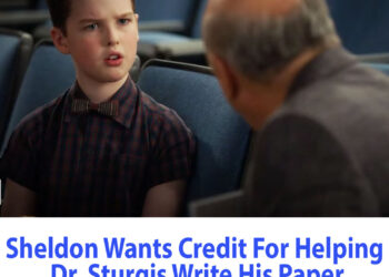 Sheldon Wants Credit For Helping Dr. Sturgis Write His Paper (Clip) | Young Sheldon