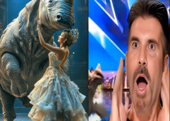 “Astonishing Transformation: Watch a Woman Morph with a Rhino on AGT 2024!”
